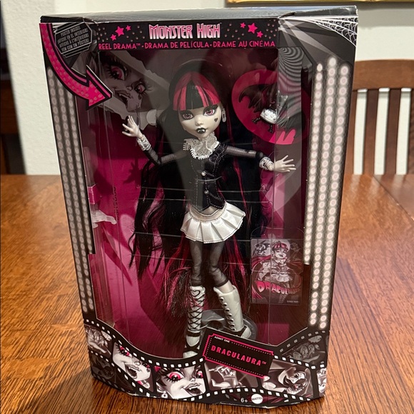 monster high Other - Monster High Draculaura Reel Drama Doll. Slight imperfections on box. See photos